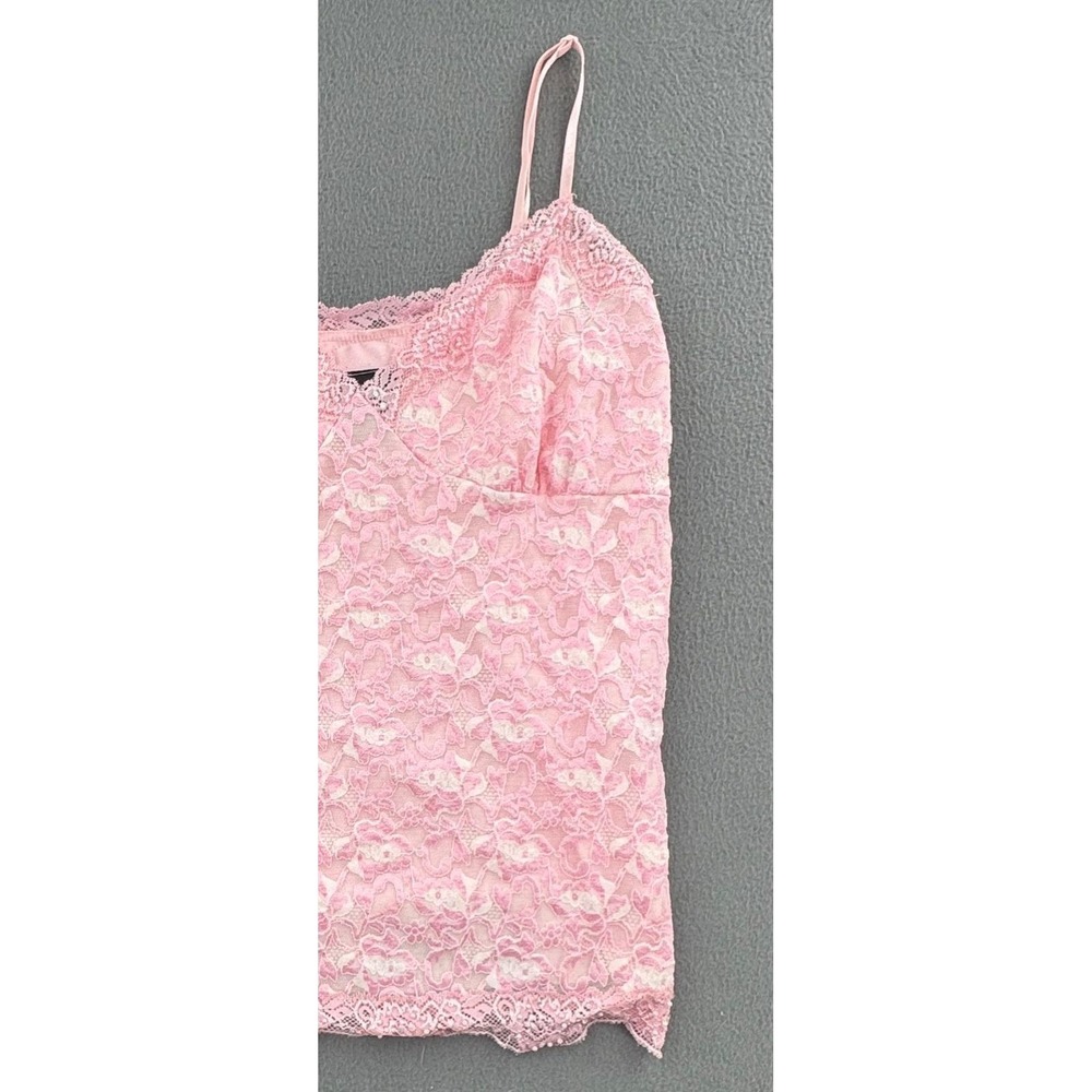 j.t.b. Y2K Lace Cami XL Pastel Pink Floral Fairy Romantic Balletcore Coquette - Picture 4 of 13